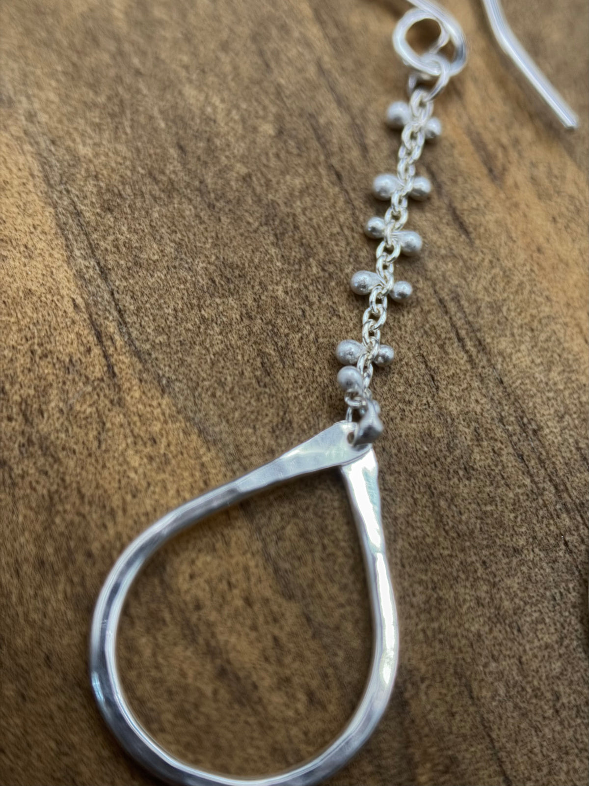 Sterling Silver Tear Duster Earring