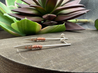 Wolf Princess Spear Earrings