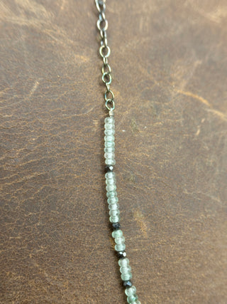 Beaded Australian Opal Orbit Necklace