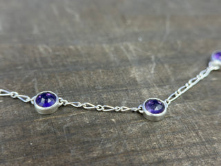 Studded Amethyst Necklace