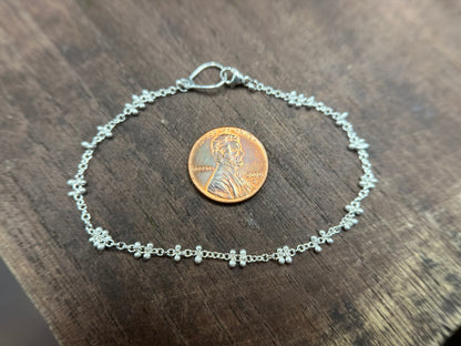 Scattered Caviar Bracelet-SS