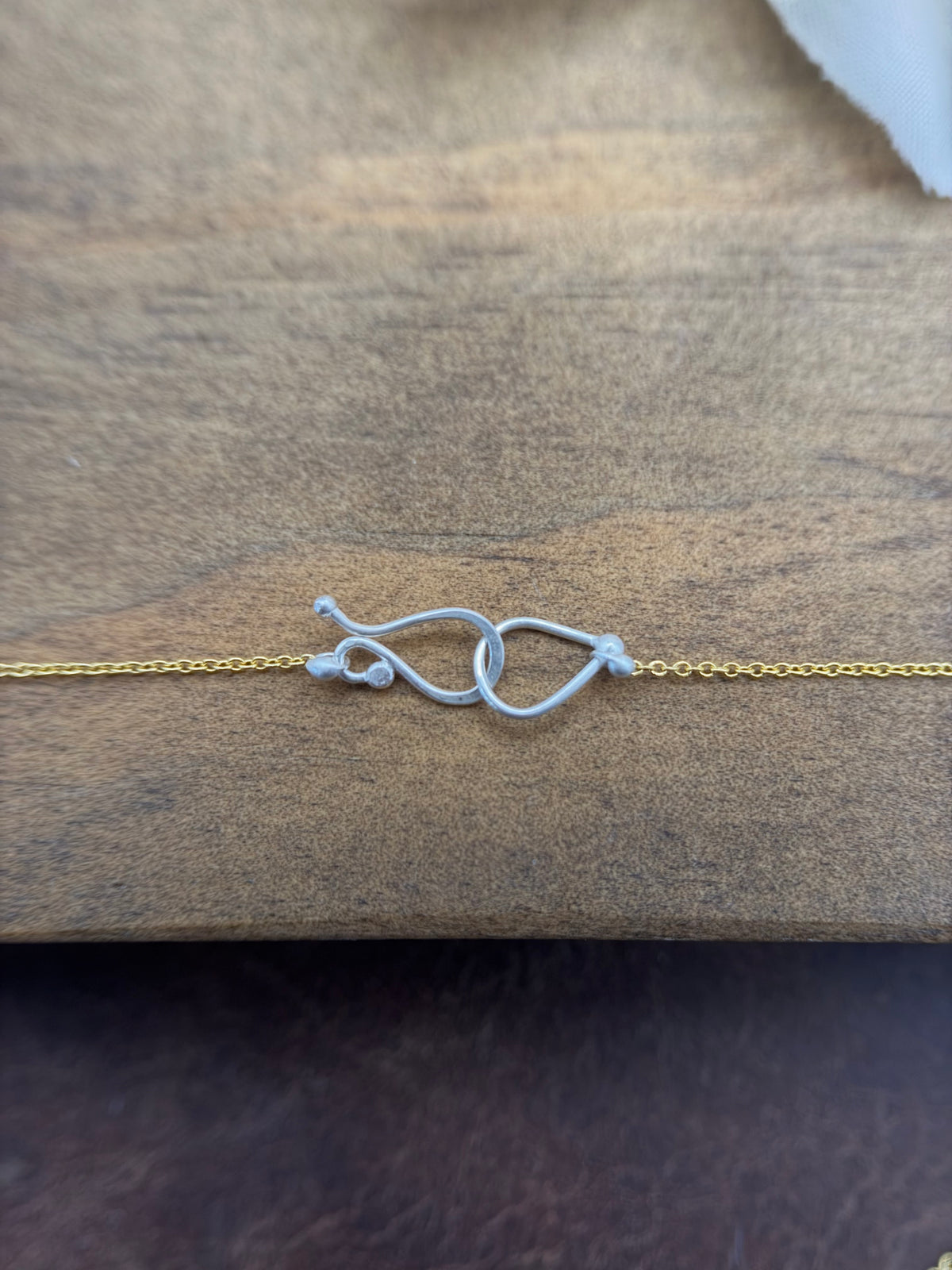 Partially Scattered Caviar Necklace - GF
