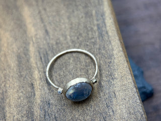 Full Moon Moonstone Ring