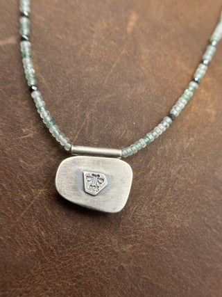 Beaded Australian Opal Orbit Necklace