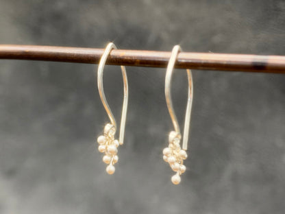 Mini Wisteria Caviar Earrings - SS