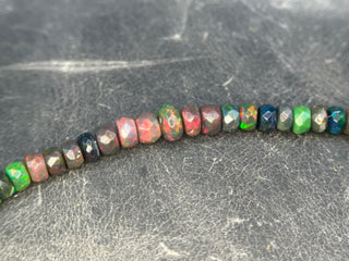 Benthic Talisman- Emerald and Black Opal Convertible Necklace