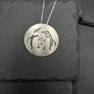 Penguin Pair Pendant