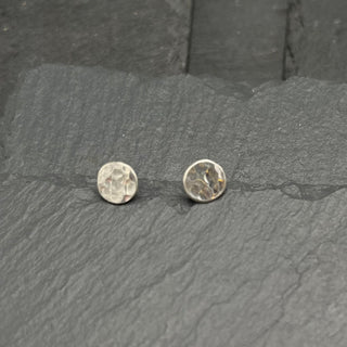 Small Silver Dot Studs