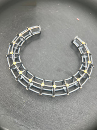 Silver Skeletal Cuff