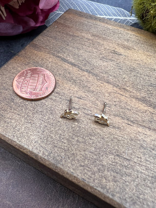 Gold Leaf Studs
