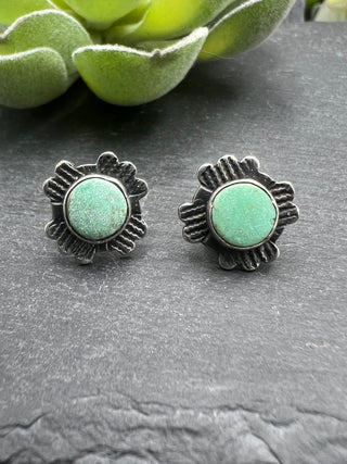 Turquoise Zuni Earrings