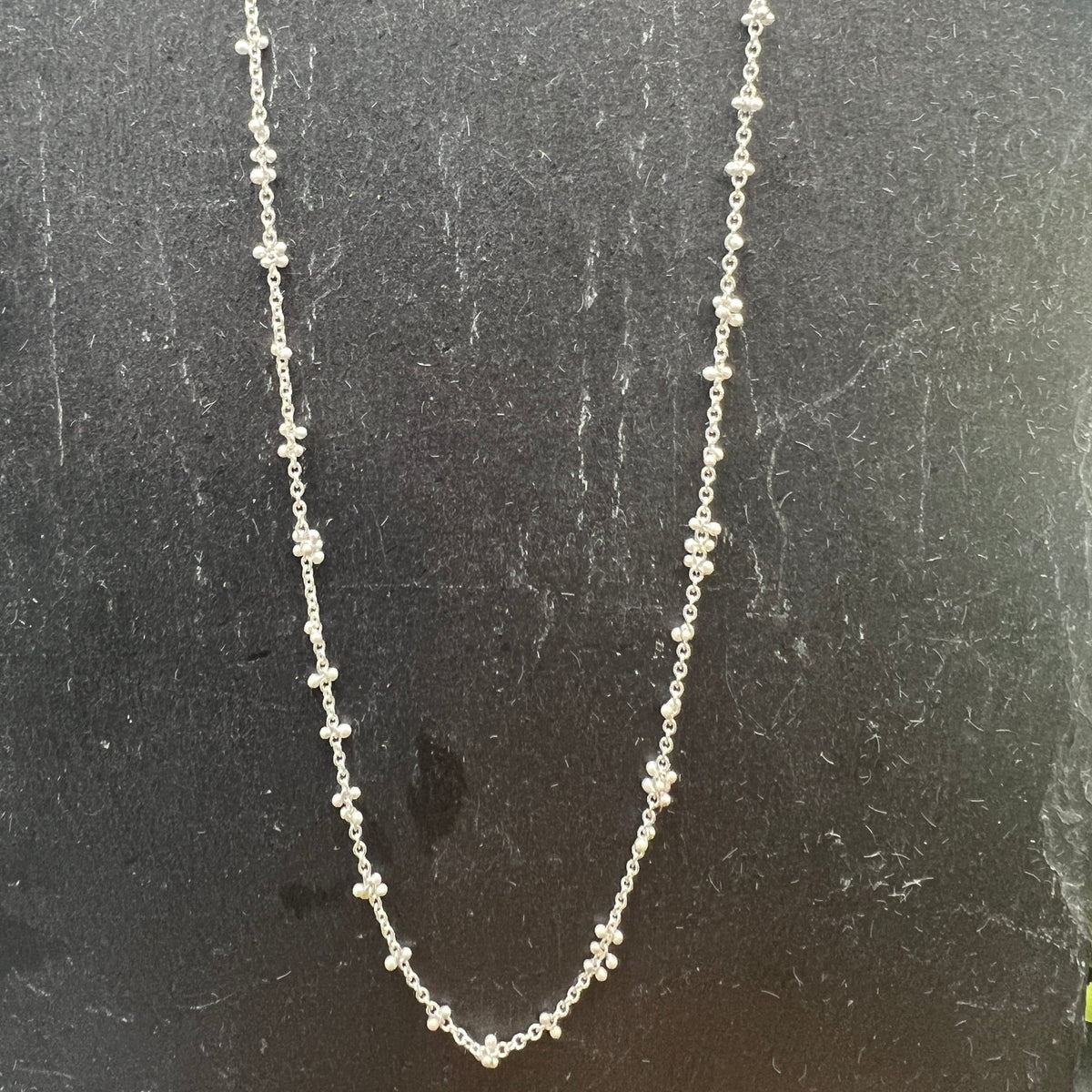Scattered Caviar Necklace - SS