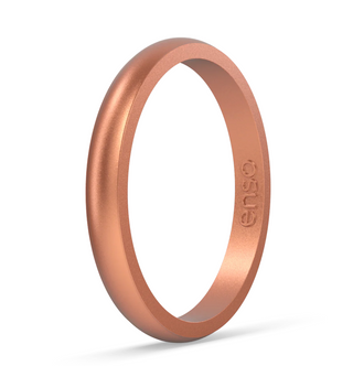 Elements Classic Halo Silicone Ring -Copper