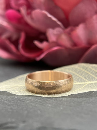 Mini Ball Peen Hammered Band