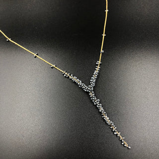 Cascading Clustered Wisteria Necklace - GFOX