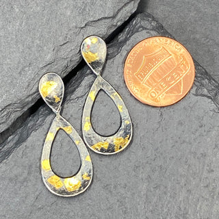 Teardrop Botanical Earrings