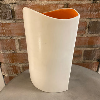 Vase with Orange Accent