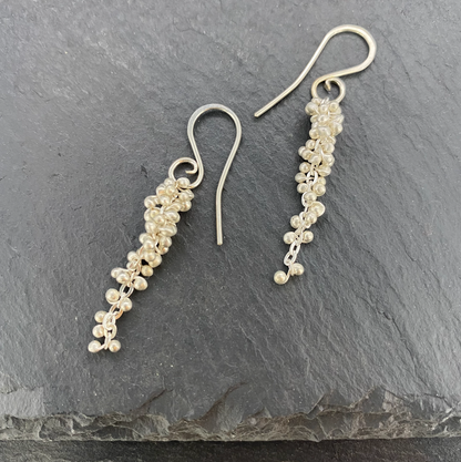 Wisteria Caviar Earrings - M - SS