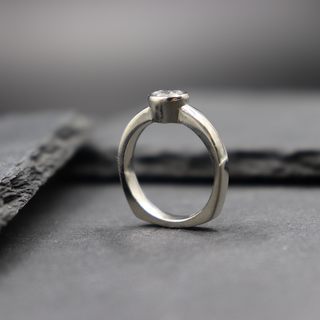 Bezel Solitaire Ring